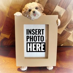 3/$10 Bundle-  Shih Tzu Frame - holds 2x3 photo